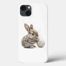 Cute Bunny with Easter Egg Phone Case