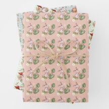 cute bunny wrapping paper