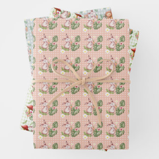 cute bunny wrapping paper