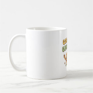 Cute Burger And Pizza Good Food Good Mood Quote Coffee Mug