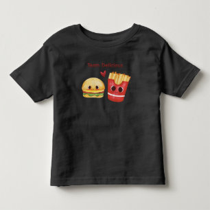 Cute Burger & Fries Best Friends Baby T-Shirt