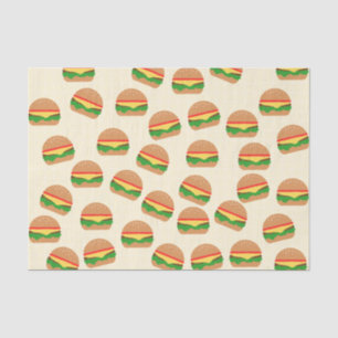 Cute Burgers Tissue Paper