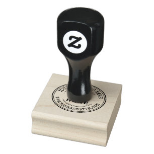 Cute Business Logo Rubber Stamp