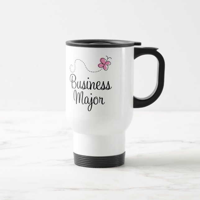 Cute Business Major Travel Mug (Right)