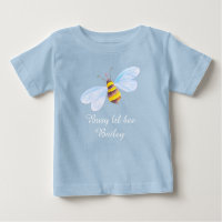 Cute busy little bee painted personalised art