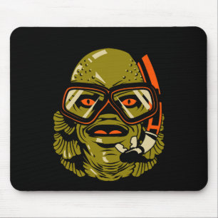 Cute But Creepy Funny Shirt – Black Lagoon - Creat Mouse Pad
