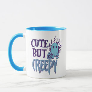 Cute But Creepy Ghost Jack-O' Lantern Halloween Mug