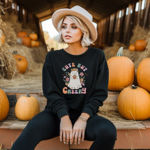 Cute but Creepy Groovy Retro Halloween Sweatshirt