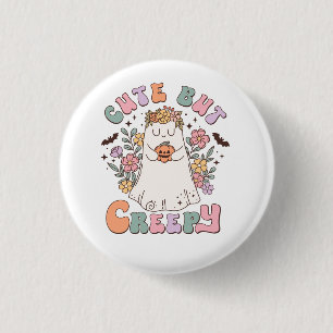 Cute But Creepy Halloween 3 Cm Round Badge