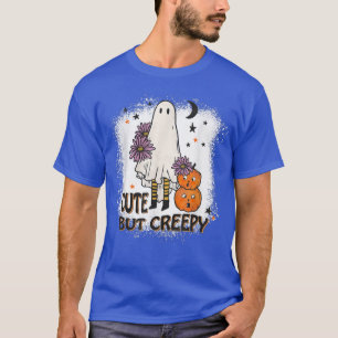 Cute But Creepy Halloween Kawaii Pumpkin Ghost Boy T-Shirt