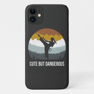 Cute but Dangerous - Karate Taekwondo Karate Girl iPhone 11 Case