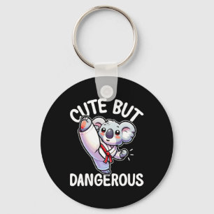 Cute But Dangerous Karate Taekwondo Koala Karate G Key Ring