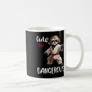 Cute But Dangerous Shih Tzu Karate Kung Fu Boys Gi Coffee Mug