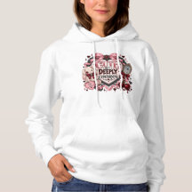 Cute But Deeply Concerning Coquette Goth Hoodie