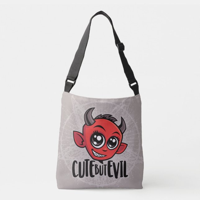 Cute But Evil Crossbody Bag (Front)