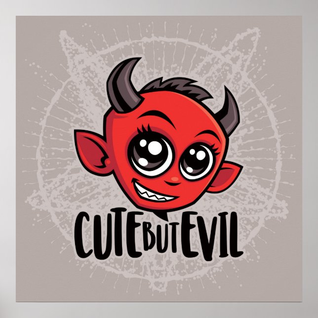 Cute But Evil Poster (Front)