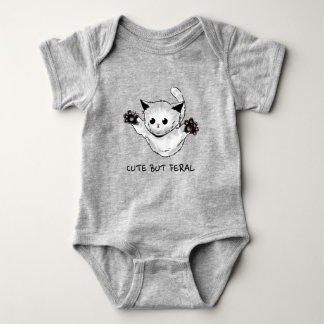 Cute But Feral Baby Bodysuit