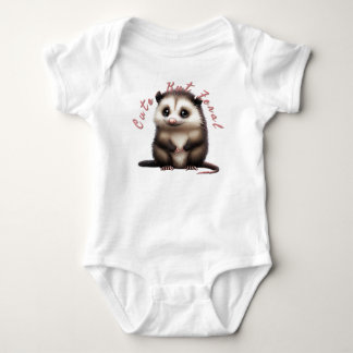 Cute but feral one piece baby bodysuit