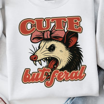 Cute But Feral Possum: Vintage Sarcastic Humour