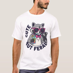 Cute But Feral Trash Panda Racoon T-Shirt
