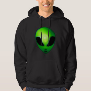 Cute But Mean Green Alien Thing Hoodie