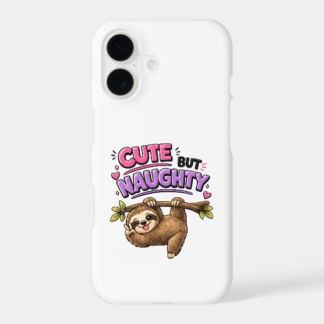 Cute but naughty sloth (Back)