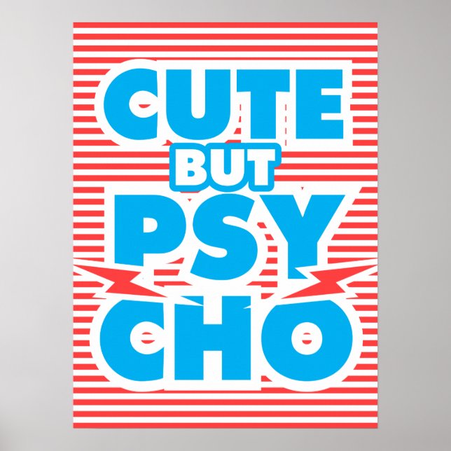 Cute But Psycho, model 2 Poster (Front)