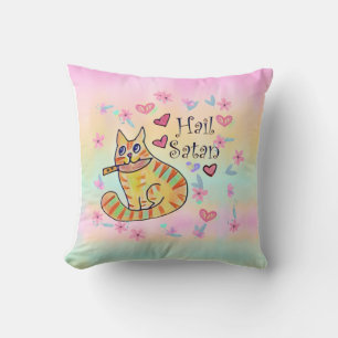 Cute but sarcastic kitty cat adorable cushion