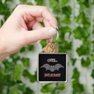 Cute but Scary Bat Key Ring