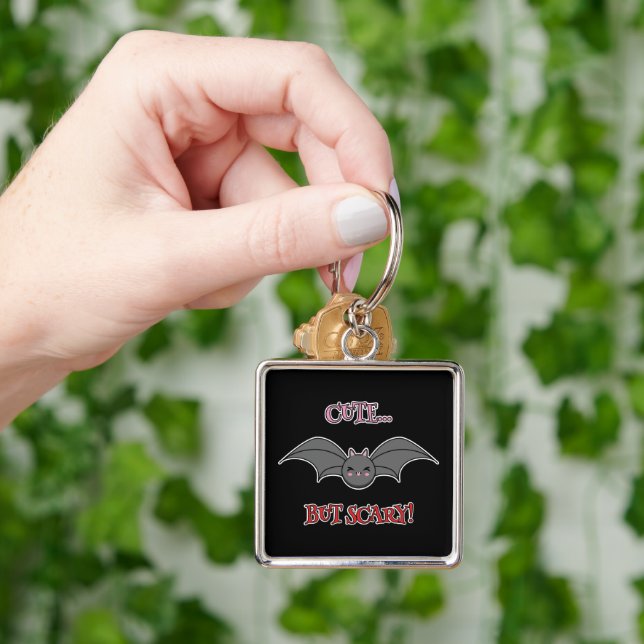 Cute but Scary Bat Key Ring (Hand)