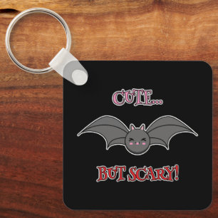 Cute but Scary Bat Key Ring