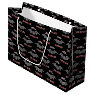 Cute but Scary Bat Large Gift Bag