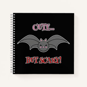 Cute but Scary Bat Notebook