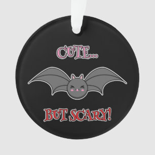 Cute but Scary Bat Ornament