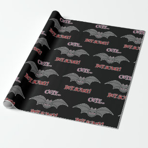 Cute but Scary Bat Wrapping Paper