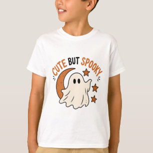 Cute But Spooky Ghost Design T-Shirt