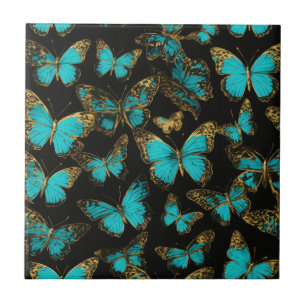 cute butterflies  ceramic tile