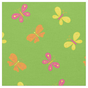 Cute Butterflies Kids Butterfly Cartoon Fabric