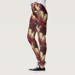 Cute Butterfly Camo Luxury Weightlifting Yoga Leggings