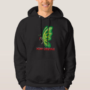 Cute Butterfly Christmas Tree Lights Hoodie