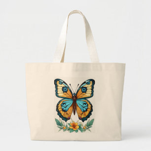Cute Butterfly Design Tote Bag