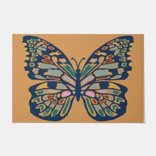 Cute Butterfly Doormat, Vintage Butterfly Doormat