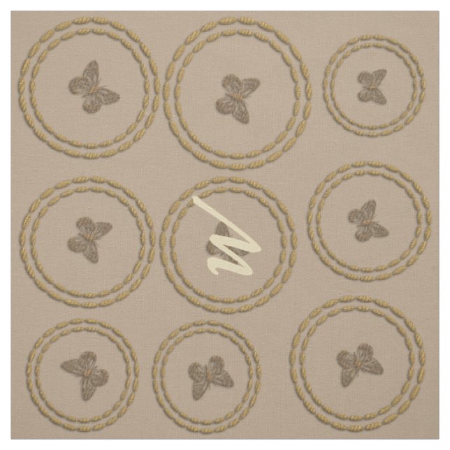 Cute Butterfly Fabric (Swatch)