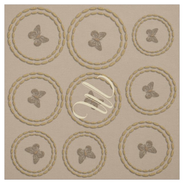 Cute Butterfly Fabric (Swatch)