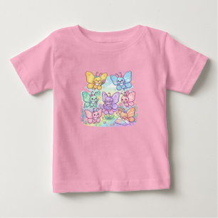 Cute Butterfly Friends Kids T-Shirt