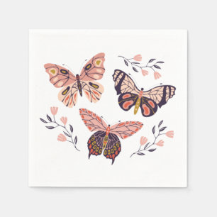 Cute Butterfly Napkins