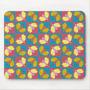 Cute butterfly pattern mouse pad