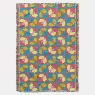 Cute butterfly pattern throw blanket