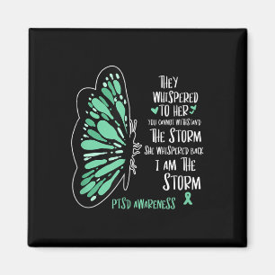 Cute Butterfly Ptsd Depression Prevention Us Army Magnet