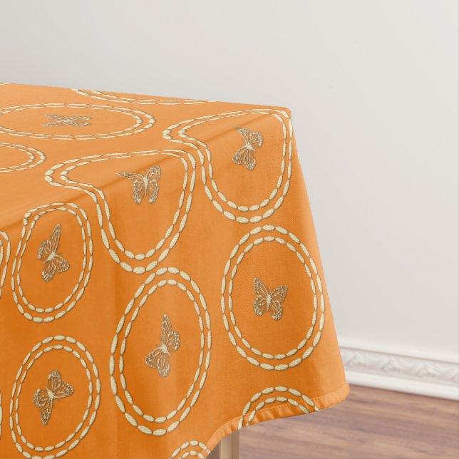 Cute Butterfly Tablecloth (In Situ)